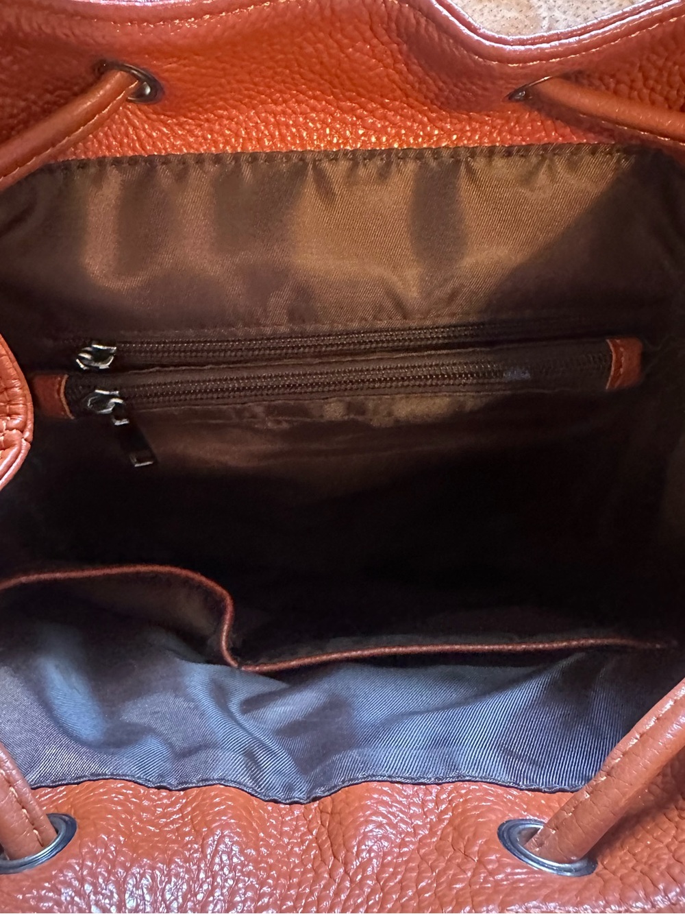 Brown Backpack - Picture 3 of 4